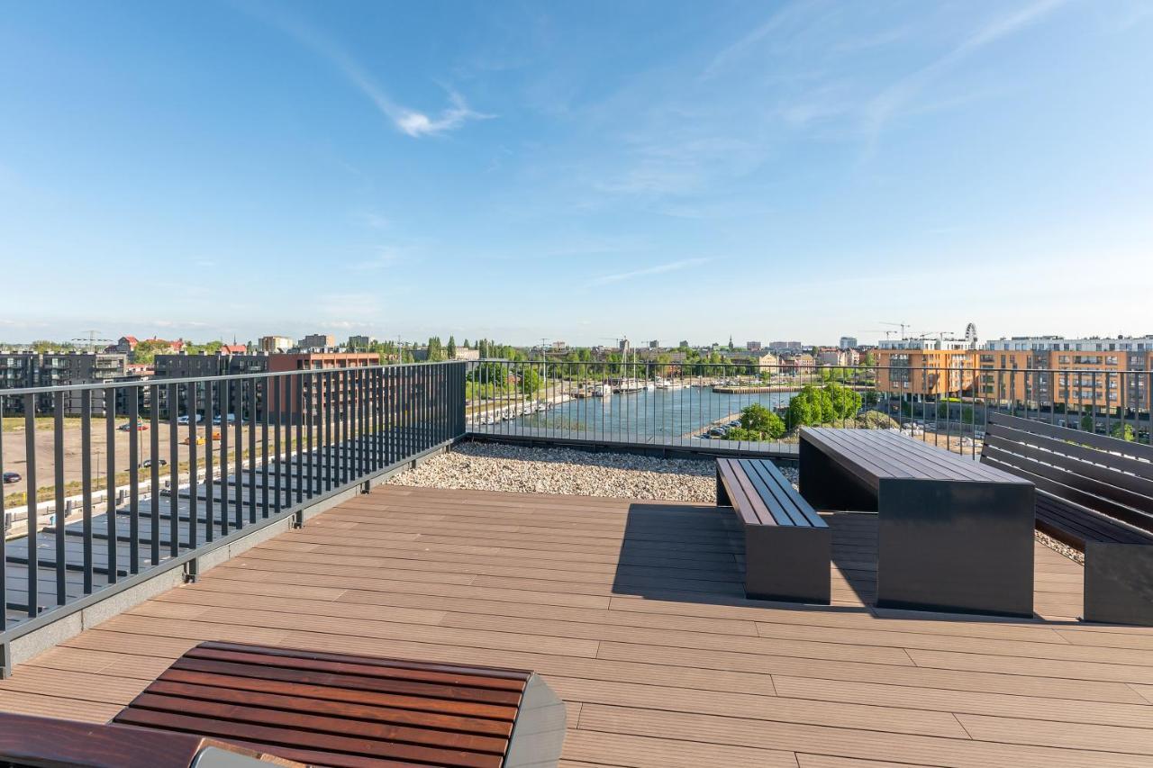 Chlebova - Riverside View Terrace, Free Parking, Gym & Kidsplay By Downtown Apartments Danzig Exterior foto