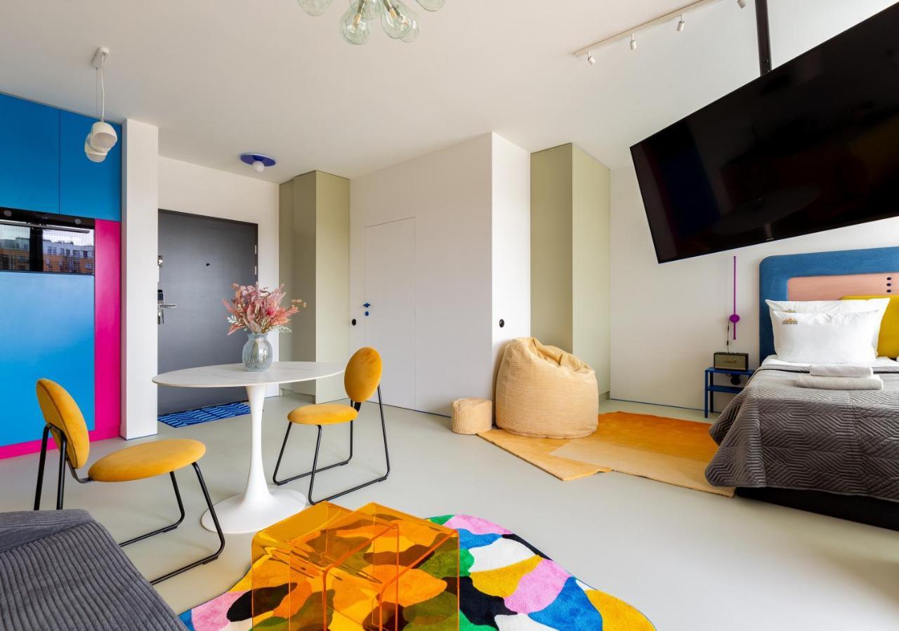 Chlebova - Riverside View Terrace, Free Parking, Gym & Kidsplay By Downtown Apartments Danzig Exterior foto