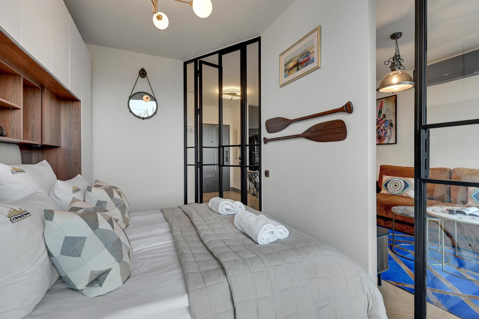 Chlebova - Riverside View Terrace, Free Parking, Gym & Kidsplay By Downtown Apartments Danzig Exterior foto
