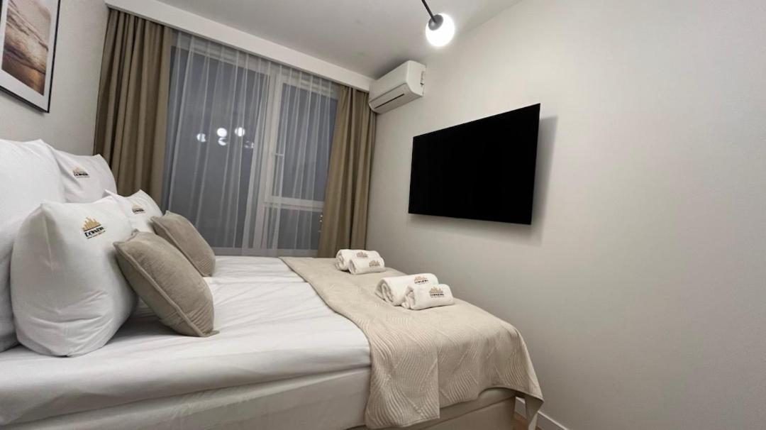 Chlebova - Riverside View Terrace, Free Parking, Gym & Kidsplay By Downtown Apartments Danzig Exterior foto