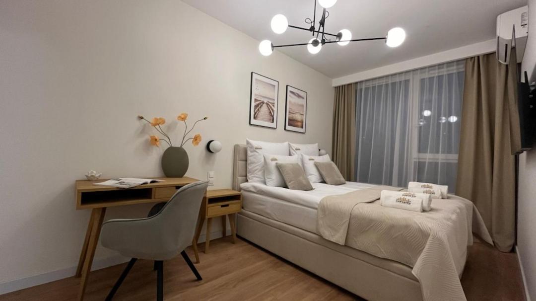 Chlebova - Riverside View Terrace, Free Parking, Gym & Kidsplay By Downtown Apartments Danzig Exterior foto