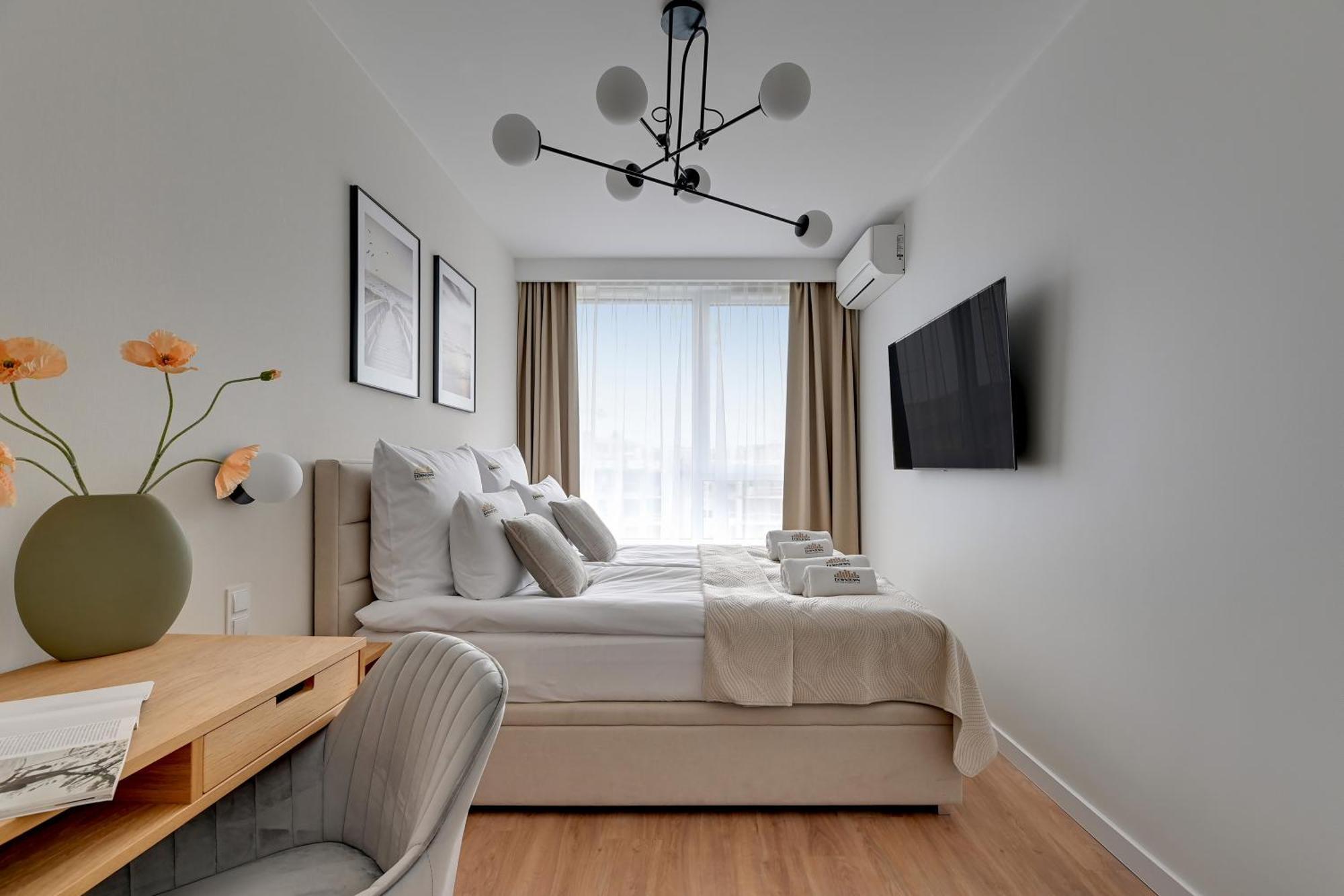 Chlebova - Riverside View Terrace, Free Parking, Gym & Kidsplay By Downtown Apartments Danzig Exterior foto